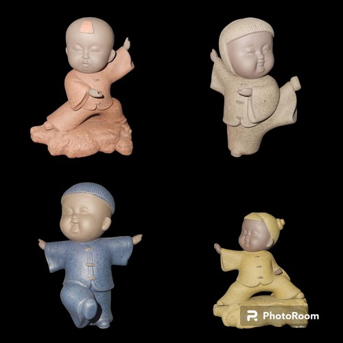 Porcelain little monks - 4,