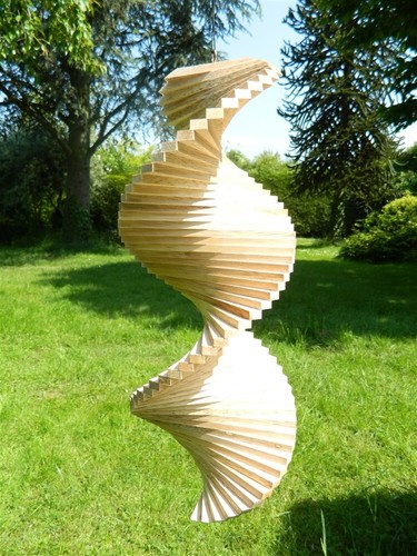 Wind spinner wooden spiral - wind,