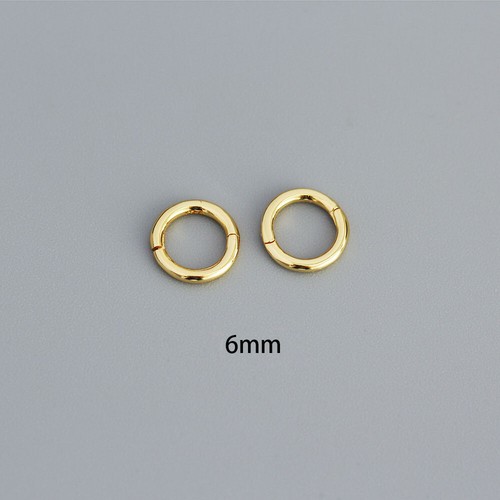 9ct gold sleeper hoop earrings - sleeper,