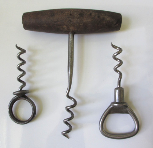 Lot antique corkscrews - 3,