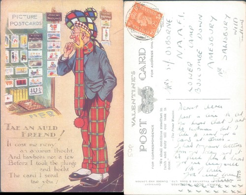 Scottish man looking - , at
