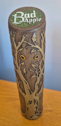 Beer tap handle bad - beer, apple