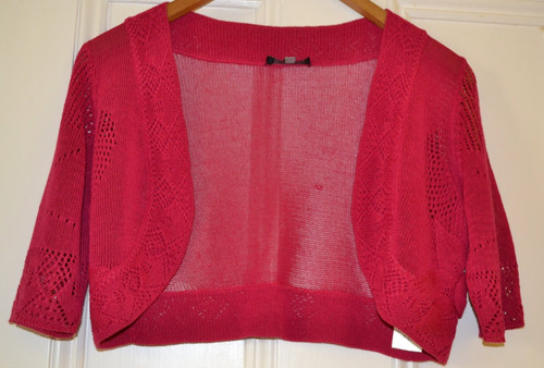 Coast cerise pink open bolero - ,