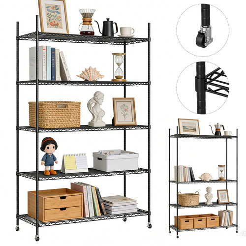 Tier metal storage rack - 4/5,