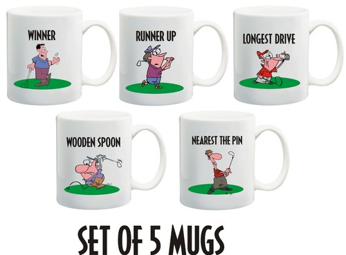 Golf mug awards - golf,
