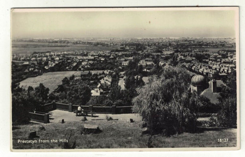 Real photo postcard prestatyn - real,