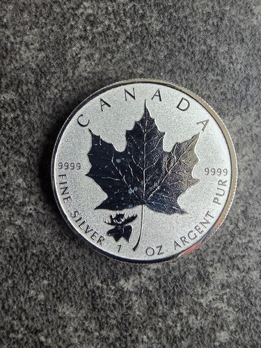 2017 canadian mint moose - mint, maple
