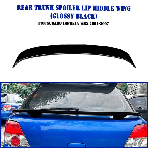 Gloss black rear trunk - gloss,