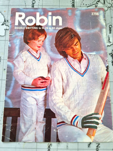 Vintage knitting pattern robin - vintage,