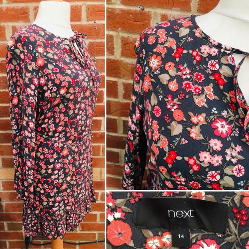 Next size pink grey floral - 14,