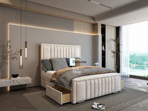 Divan storage bed with 4 - storage,