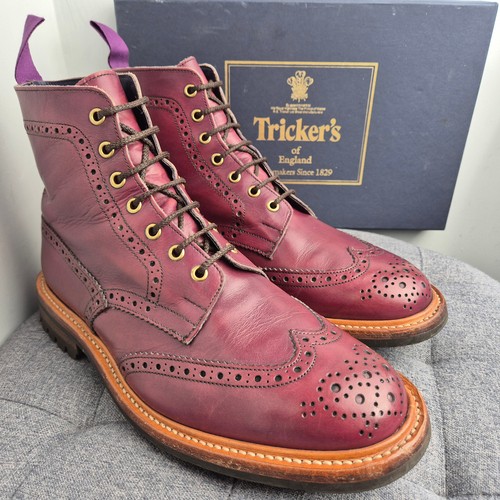 Trickers stow purple leather - trickers,