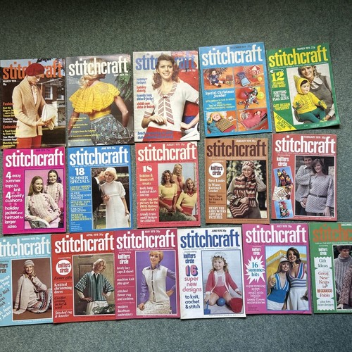 Vintage stitchcraft magazines - vintage,