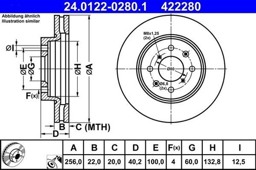 Brake disc suzuki swift 2 - swift, 1.2