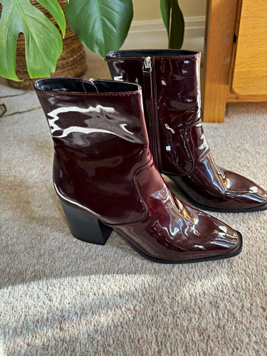 Faith burgundy patent leather - patent,