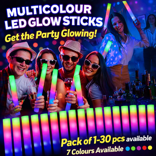 Led flashing foam glow - led, sticks
