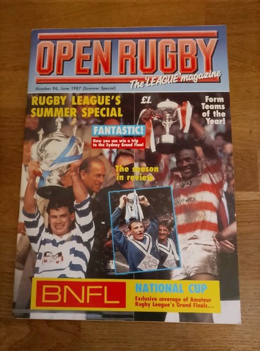 Magazine open rugby league - -,