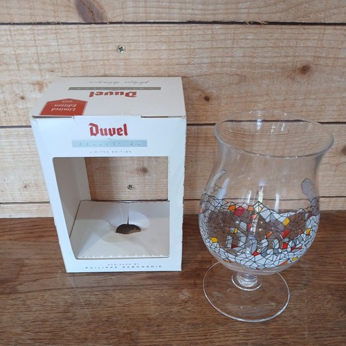 Duvel glass belgian lager beer - belgian,