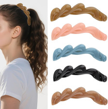 Banana hair clips 5pcs large - banana,