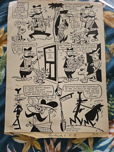 Mick anglo original comic book - anglo,