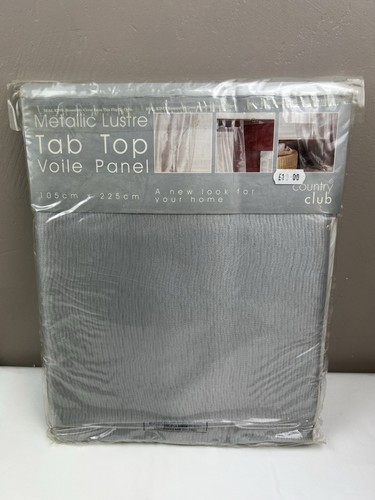 Voile panel tab top metallic - panel,