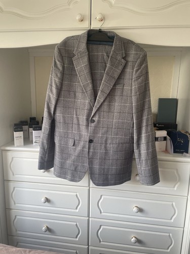 Men grey suit - suit, 2-piece