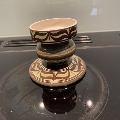 Jersey pottery candle holder - jersey,