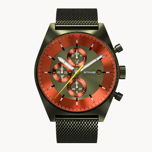 Detomaso d10 chronograph olive - detomaso,