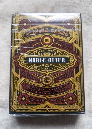 Noble otter playing cards - noble,