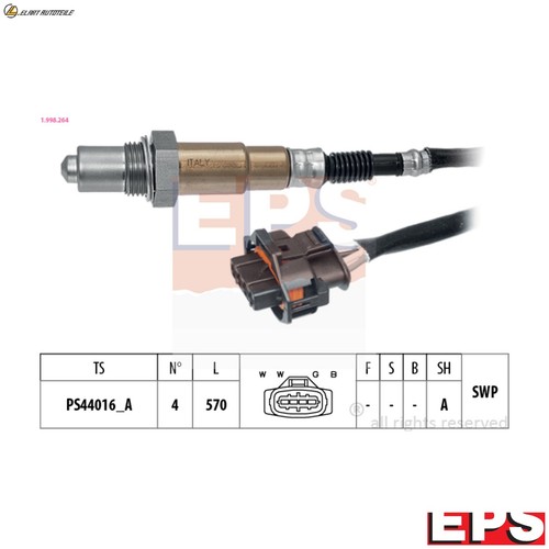 Lambda sensor 998 - lambda, for