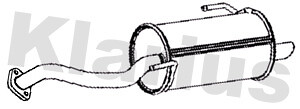 Klarius box with tail pipe