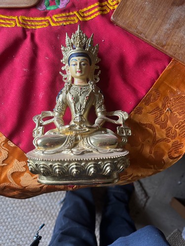 Bronze tibetan amitayus - bronze,