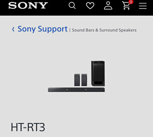 Sony rt3 1 channel - sony,