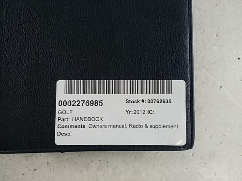 Volkswagen golf hand - volkswagen, book