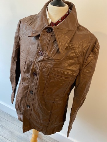 Vintage mens 1970 brown - vintage,