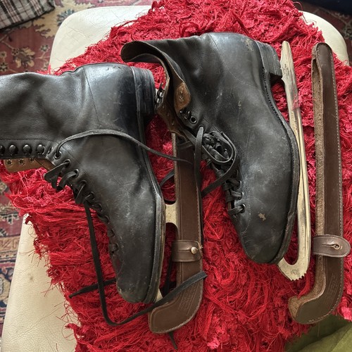 Vtg men leather ice - leather,