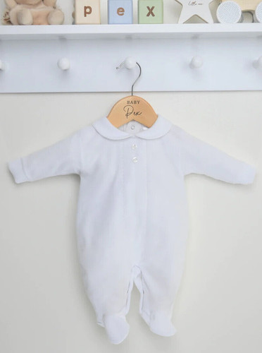 Newborn baby white rompers - baby,