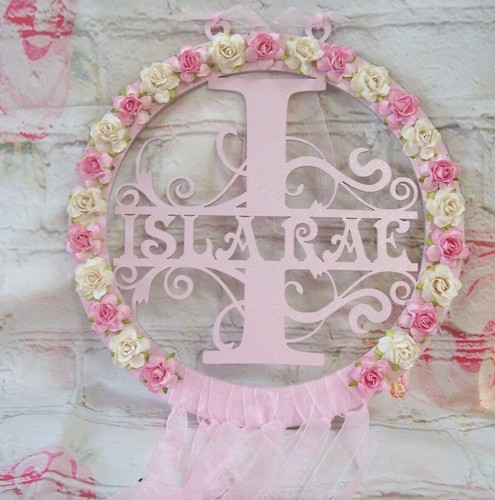 Personalised monogram plaque - personalised,