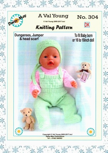 Dolls knitting pattern no - dolls,