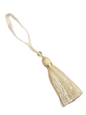 Cream Ribbon Key Tassel Pretty