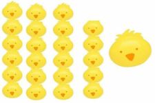 24 Easter Egg Fillers Holder Easter Chick Egg Hunt Decoration Yellow Plastic
