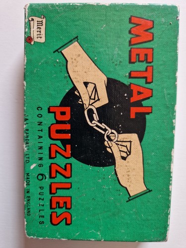 Vintage metal puzzles 1950 - vintage, 1950's