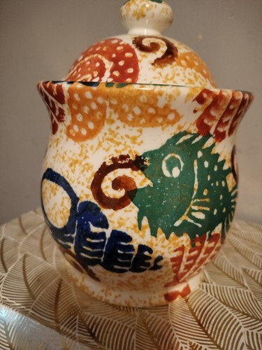 Moorland pottery signed rare - signed,