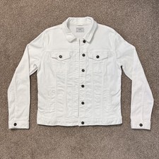 Fat Face Womens White Denim