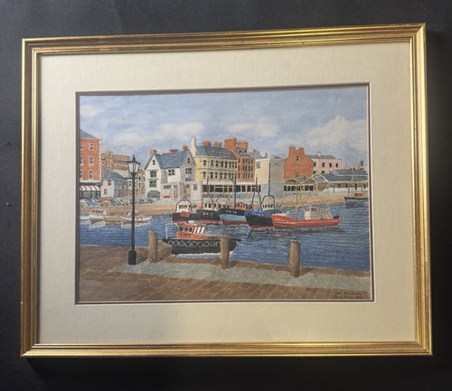 Original signed watercolour - original,