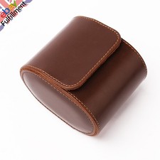 Brown Watch Roll Travel Case Storage Protective Cover Organizer Waterproof Box b