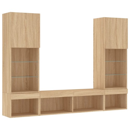 Wall units piece with led - with,