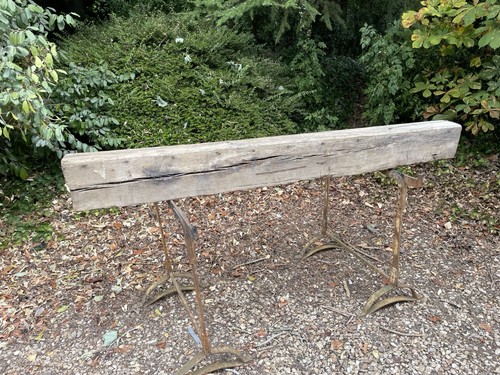 Antique sturdy oak beam - antique,