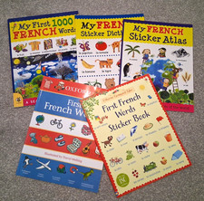 5 x French Young Childrens Books Bundle Study Learn Teach Kids French Language