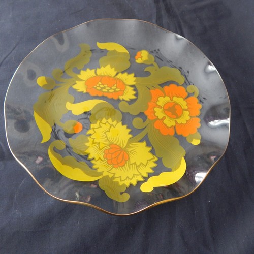 Vintage orange yellow cake - orange,